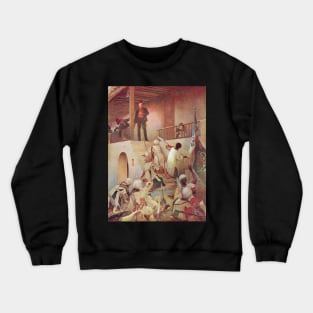 Death of general Gordon at Khartoum 1885 Crewneck Sweatshirt